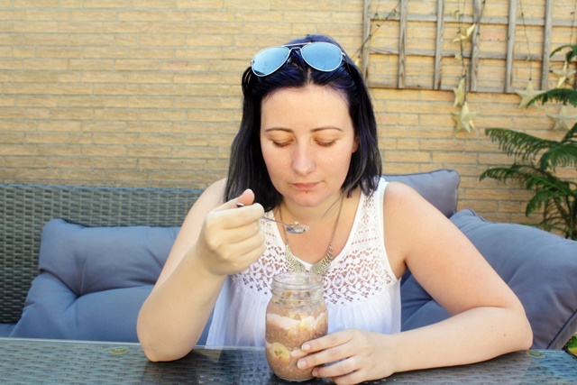 Erdbeer-Schokoladen Overnight Oats - The Anna Diaries