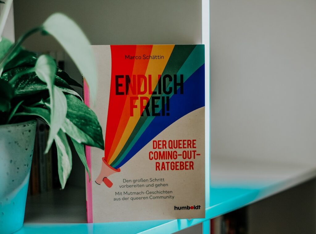 Ratgeber, „Endlich frei! - Der queere Coming-Out-Ratgeber“, Marco Schättin, Humboldt Verlag, LGBTQ, QueerBooks, queer Books, ISBN 9783842642591